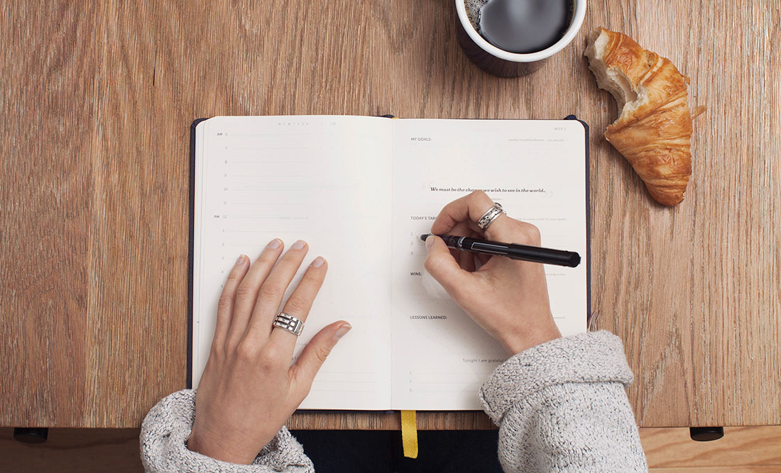 how to use a daily planner for your work week