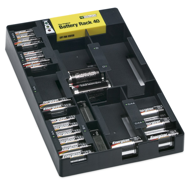 battery organizer for dad