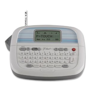 use a label maker to organize your office
