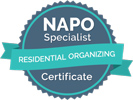 Cary Prince NAPO Certification in Residential Organizing