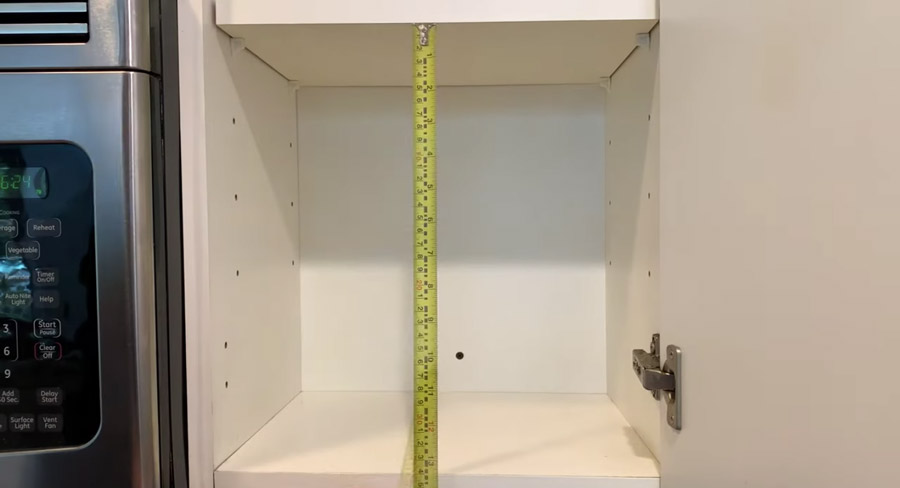 Clean and Measure Your Cabinet