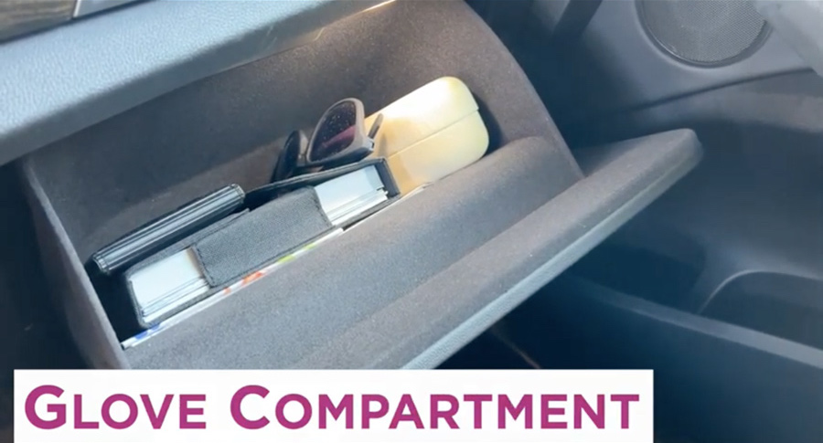 Organizing Your Car glove compartment