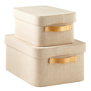 Small herringbone Boxes with lids