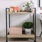 Office Bar Cart from Cary Prince Organizing Holiday Gift Guide