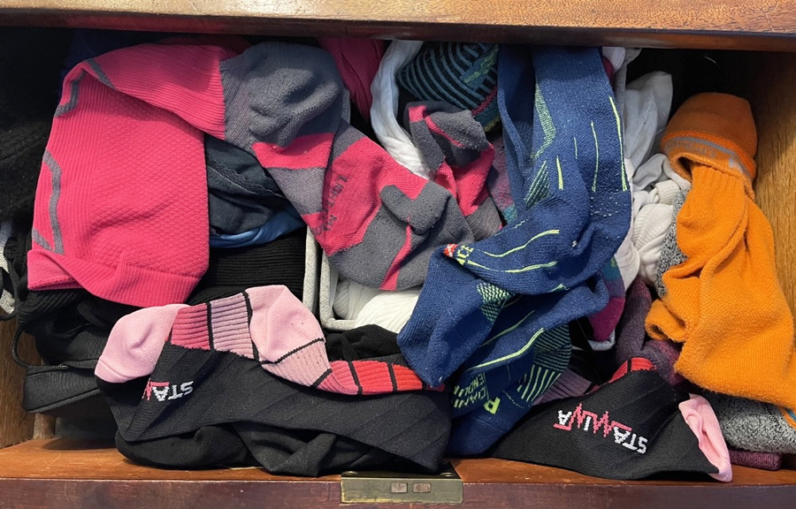 The Sock Drawer BEFORE Cary Prince Organizing