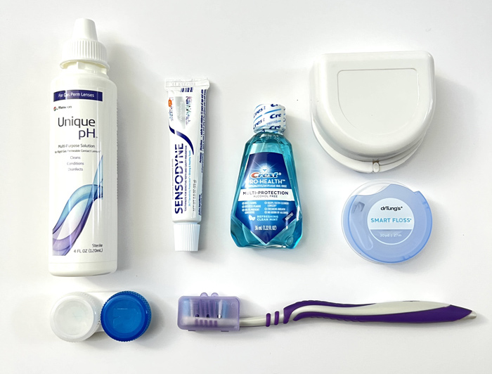 Toiletry Bag Eyes and Dental Care