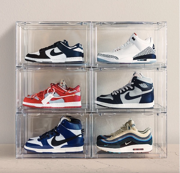 Sneaker Throne Drop Sides Pro shoe organizer and display case