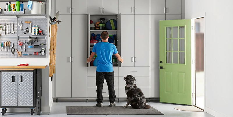 Garage Cabinets using The Container Store's Preston Collection