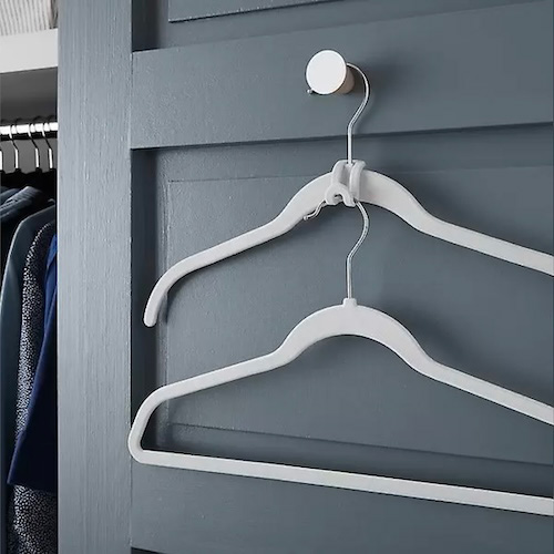 The Container Store Cascading Hanger Hooks for college dorm room