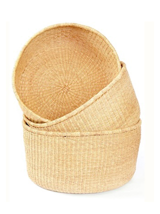 Bolga Floor Baskets by HOME for styling your front entryway