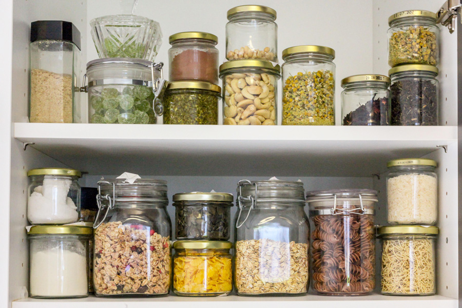 Cary Prince Organizing Pantry Shelves