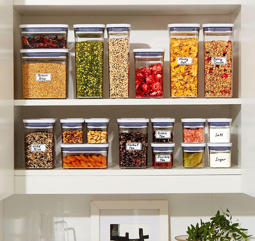 OXO Pop Containers from The Container Store for organizing your pantry