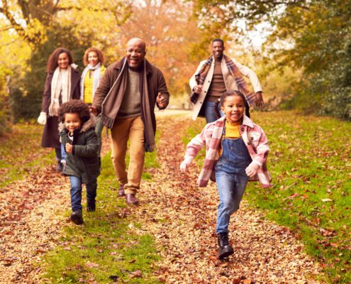 Cary Prince Organizing shows family enjoying the park together to inspire organizing Your Estate planning